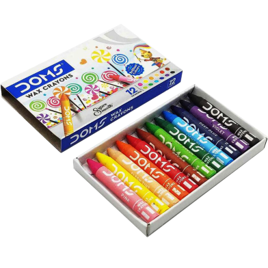 Doms Wax Crayon 12 Colors Pack image