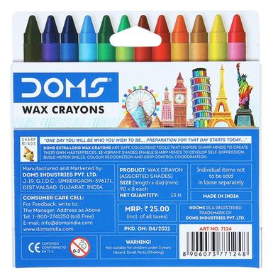 doms wax crayons