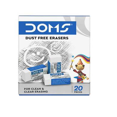 Doms none dust eraser 20 pcs pack image