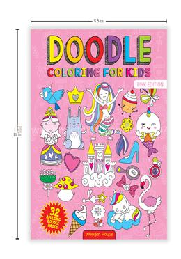 Doodle colouring for Kids Pink Edition (Center Pin) image