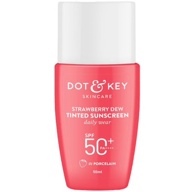 Dot and Key Strawberry Dew Tinted Sunscreen SPF 50 Plus PA Plus Plus Plus Plus - 50ml image