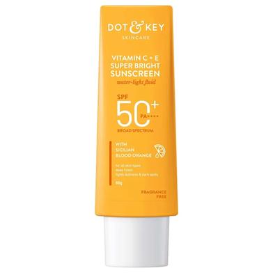 Dot and Key Vitamin C plus E Super Bright Sunscreen SPF 50 - 80gm image