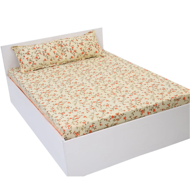 Double King Size - Bed Sheet Set with Matching Two Pillow Covers image