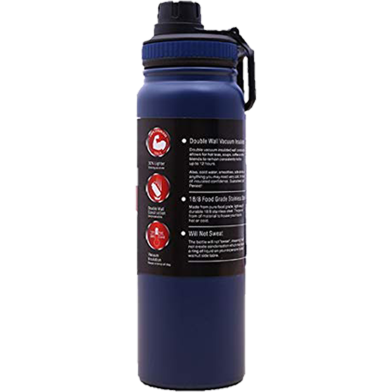 Double Wall Vacuum Insulated 304 Stainless Steel Hot And Cold Sport Water Bottle - 800 ml image