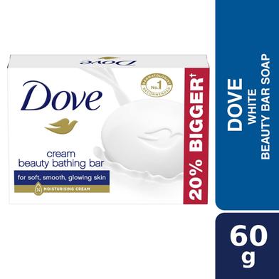 Dove Beauty Bar White 60 Gm image
