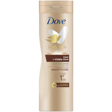 Dove Body Love Careplus Visible Glow Self-Tan Lotion 400 ml image