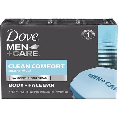 Dove Clean Comfort Hydrating 3-N-1 Men plus Care Bar 106 gm (UAE) - 139701629 image
