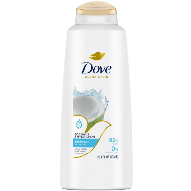 Dove Coconut and Hydration Shampoo 603 ml image