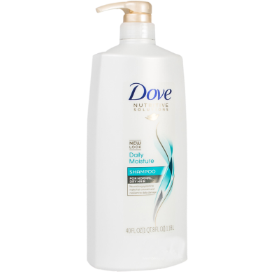 Dove Daily Moisture For Dry Hair Shampoo 1.18L image
