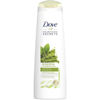 Dove Detox Ritual With Matcha and Rice Milk Shampoo 400 ml image