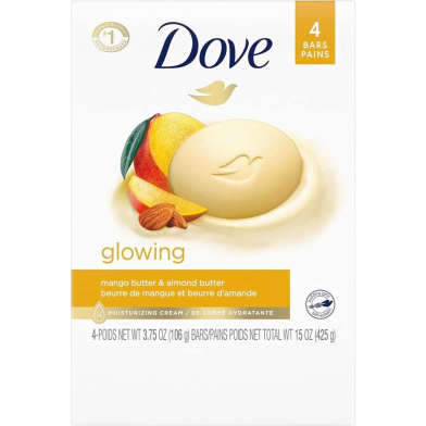 Dove Glowing Mango and Almond Butter Bar 106 gm image