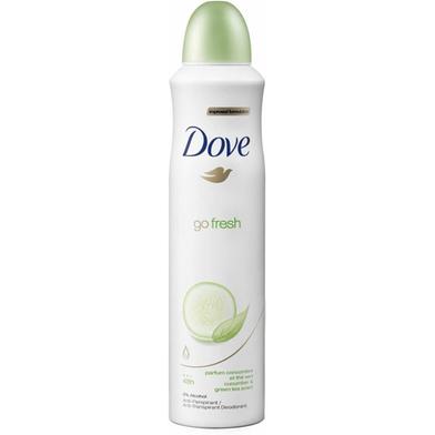 Dove Go Fresh Cucumber and Green Tea Body Spray 250 ml (UAE) image