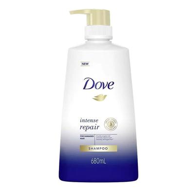 Dove Intense Repair Damaged Hair Shampoo Pump 680ml (Thailand) image