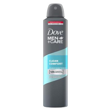 Dove Men Care Clean Comfort Body Spray 250 ml (UAE) - 139701697 image