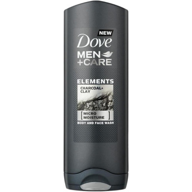 Dove Men Charcoal Clay Body And Face Wash 250 ml image