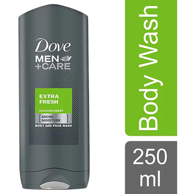 Dove Men Extra Fresh Body And Face Wash 250 ml image