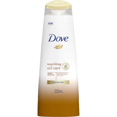 Dove Nourishing Oil Care For Dry Frizzy Hair Shampoo 330 ml image