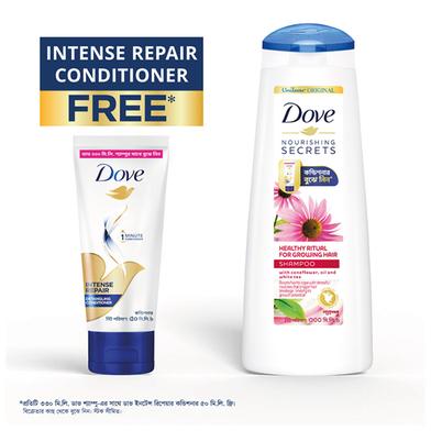 Dove Shampoo Healthy Grow 330ml with Conditioner FREE image