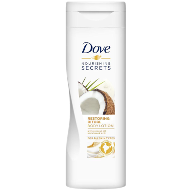 Dove W. Coconut Oil and A. Milk / Rest. Care Body Lotion 400 ml (UAE) - 139701025 image