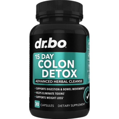 Dr. Bo 15 Day Colon Detox – 30 Capsules image