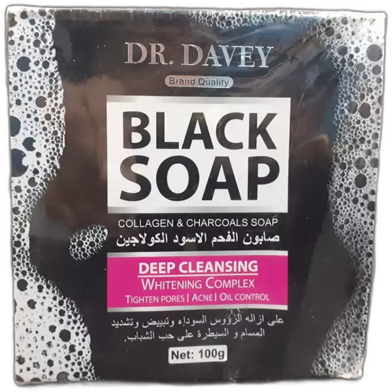 Dr Davey Black Soap - 100g image