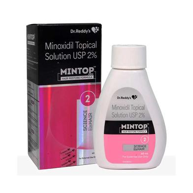Dr. Reddy's Mintop Topical Hair Solution 2percent for Women (60ml) image