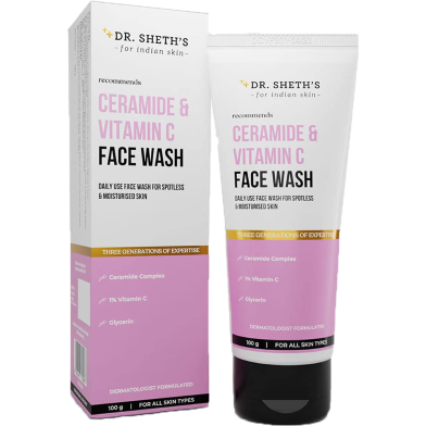 Dr. Sheth's Ceramide and Vitamin C Face Wash 100 gm image