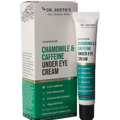 Dr. Sheth's Chamomile and Caffeine Under Eye Cream 15 gm image