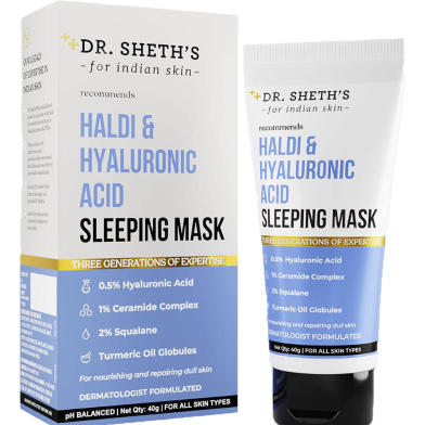 Dr. Sheth's Haldi and Hyaluronic Acid Sleeping Mask 40 gm image