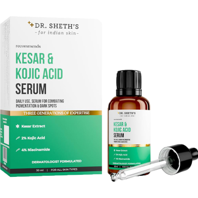 Dr. Sheth’s Kesar and Kojic Acid Face Serum 30 ml image