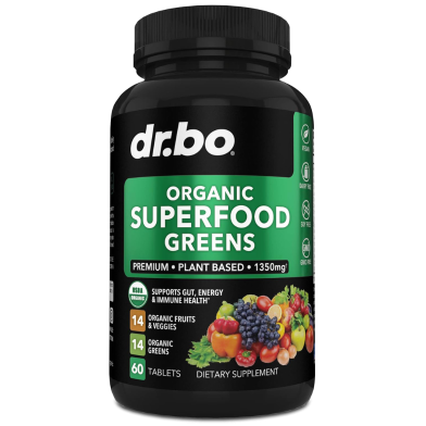 Dr.bo Organic Superfood Greens – 60 Capsules image