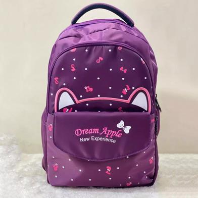 Dream Apple School Bag Purple Colour image