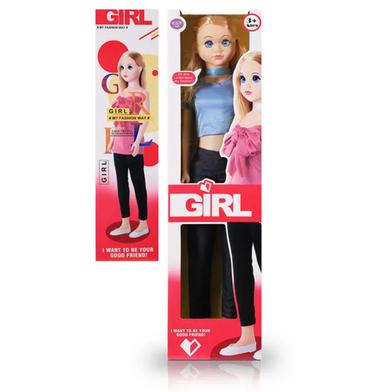Dream Girl Big Size Doll For Pretend Play For Girl 100Cm - Doll image