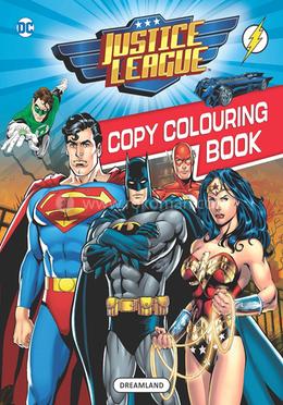 Dreamland Justice League Copy Colouring Book image