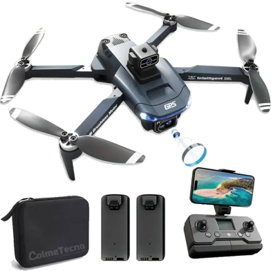 Drone Camera D31 GPS Brushless Motors 1080P HD Dual image