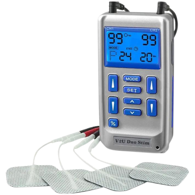 Dual Channel Digital TENS EMS 15 Modes for Muscle Stimulation image