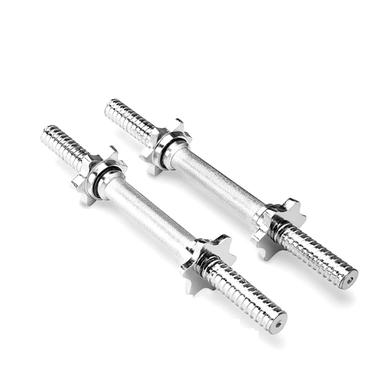 Dumbbell Stick Silver 12 Inch 2 Pieces Non Brand Rokomari