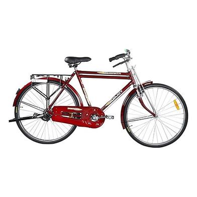 Duranta Durjoy Double Bar Bicycle 26inch Black Red - 847008 image