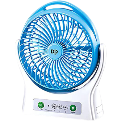 Duration Power DP-7605 Rechargeable Table Fan With LED Light. image