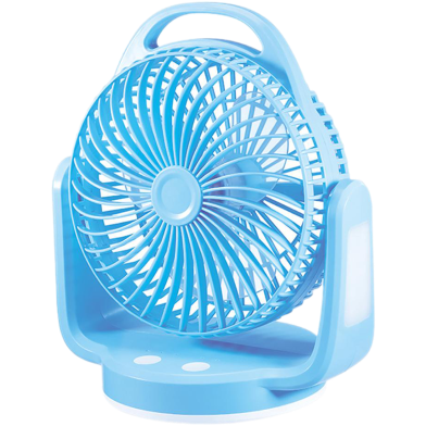 Duration Power DP-7620 Rechargeable Desktop Fan With LED Light. image