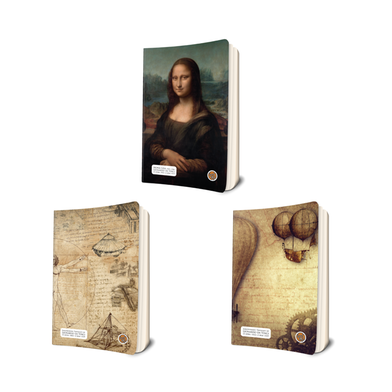 3 Notebooks of Vinci's Art image