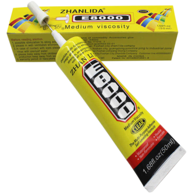 E 8000 Multipurpose Clear DIY Craft Adhesive Glue Specially For Mobile Display Repairing image
