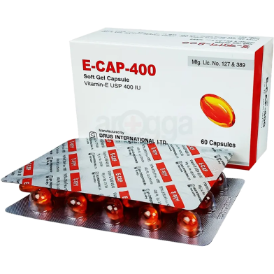 E-Cap 400 IU 15's Pack Capsule image