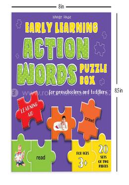 Early Learning Action Words Puzzle Box - Age 3 and Above image