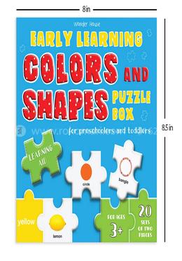 Early Learning Colors And Shapes Puzzle Box - Age 3 and Above image
