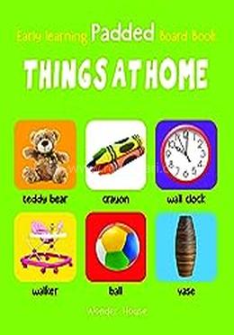 Early Learning Padded Book of Things At Home image