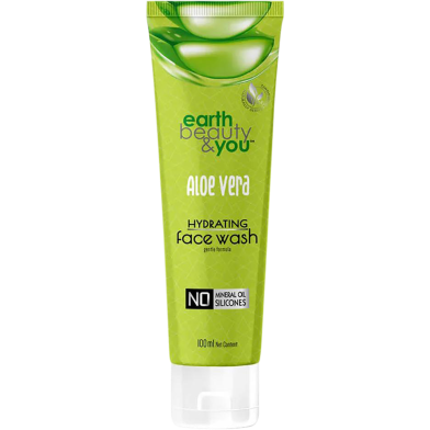 Earth Beauty and You Aloe Vera Hydrating Face Wash- 100ml image