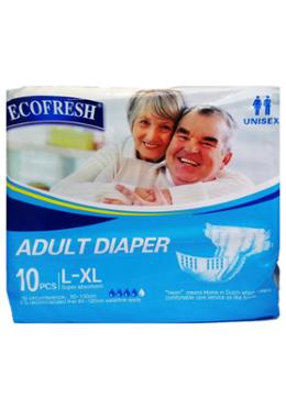 Ecofresh Adult Diaper-XL - 10 Pcs image