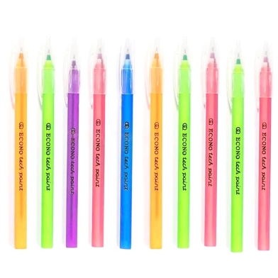 Econo Tech Point Ball Pen Black Ink - 10 Pcs image