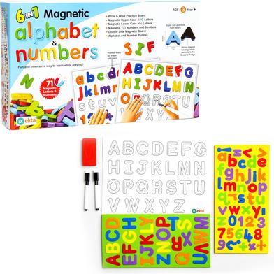 Ekta 6 in 1 Magnetic Alphabet and Numbers image